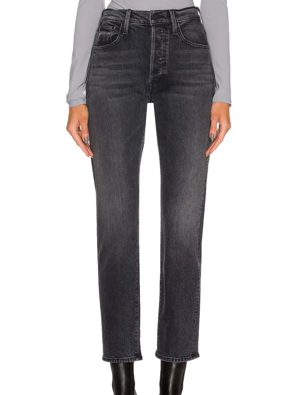 MOTHER Superior High Waisted Hiker Hover Jeans 28 Roadtrip Renegade